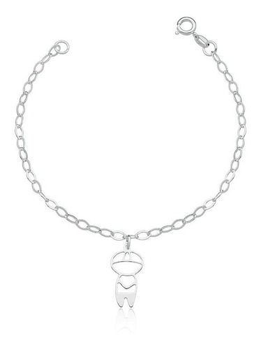 Pulseira Menino - Prata 925 Comprimento 19 cm