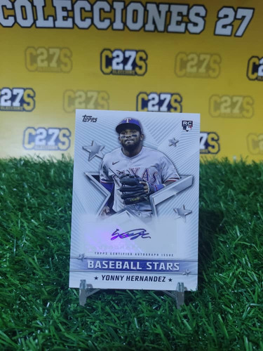 Autografo Certificado Topps Stars 2022 Yonny Hernandez 