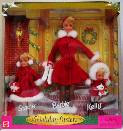 Barbie Holiday Sisters , Kelly & Stacie Set De Regalo