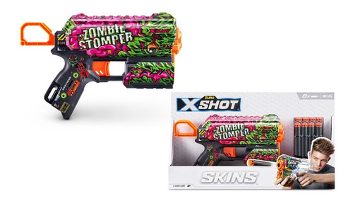Imagen 2 de 6 de Pistola Lanza Dardos X-shot Zuru Skins Flux Diseños Graffiti