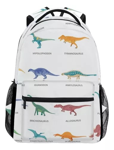 Curolletes - Mochila de tela personalizable Dinosaurios