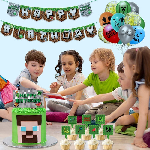 Imagen 4 de 7 de Globos Fiesta Infantil Decoración Tematica 60 Pz