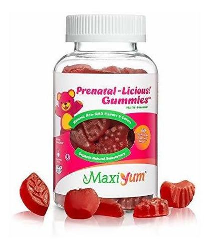 Maxi-salud Prenatal Gummy Vitamina As Para Las Mujeres (60-