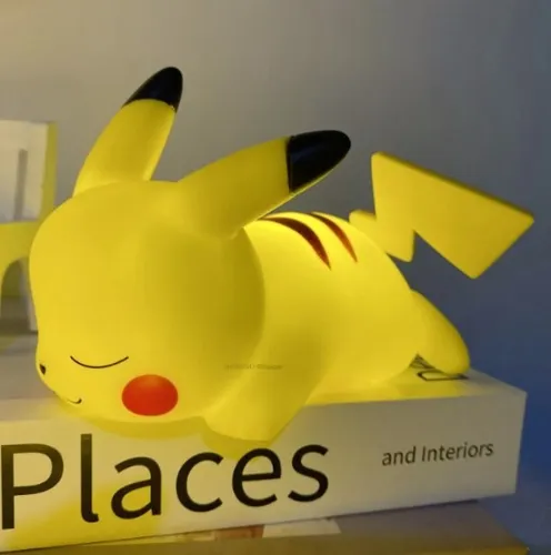 Pokemon Juguete Pikachu Figura Luz Nocturna Anime