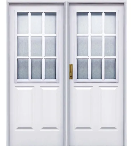 comprar Puerta Doble Pavir 1\u002F2 Vidrio Repartido Epoxy 160x200 Ch 18