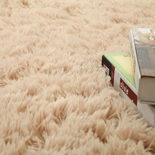 Alfombra Piso Nordico Pelo Mono Liso Rectangular 100 X 140 1.4 M 1 M Beige