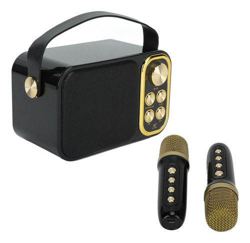 Máquina De Karaoke Para Cantar, 2 Micrófonos, Todo En Uno, P