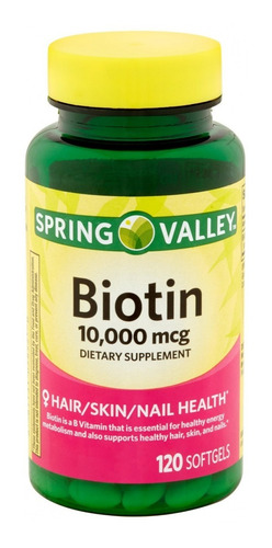 Biotina Spring 10000 Mcg X120 - Unidad a $825