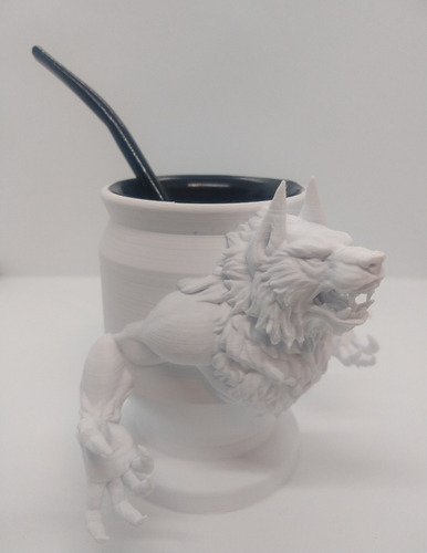 Mate Gimnasia Esgrima Lp Impreso 3d - Versión Lobezno
