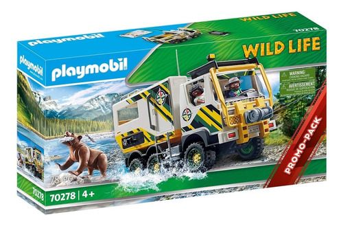 Playmobil Wild Life Camión De Aventuras 78 Piezas Original