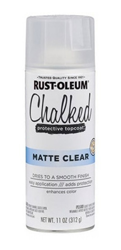 Laca Protectora Transparente Mate Aerosol Rust Oleum Chalked