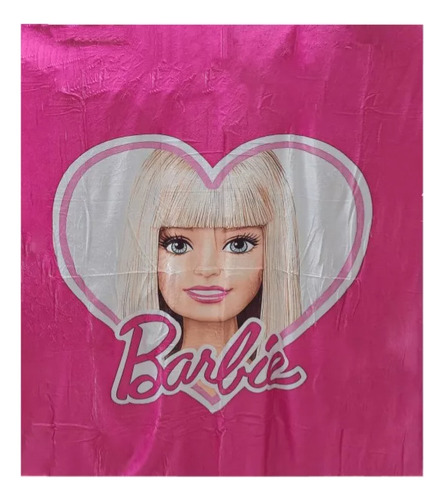 Colcha Manta Barbie Jolly Bamby Individual Algodón 150x130cm Color Rosa Chicle