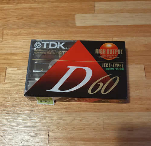 Cassette Tdk D60 Importado Nuevo Sellado Colección Virgen