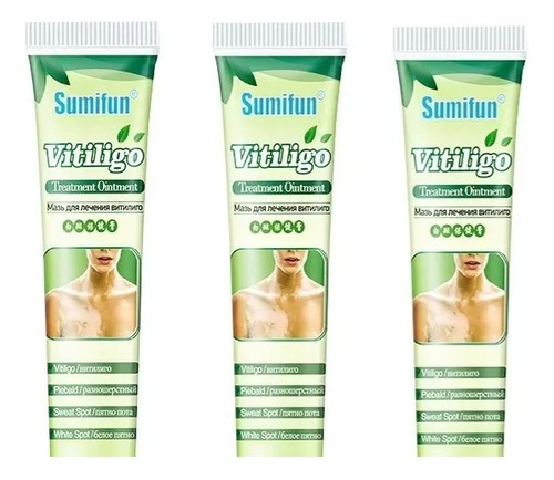 3 Cremas Sumifun Para El Vitiligo 20 G C/u