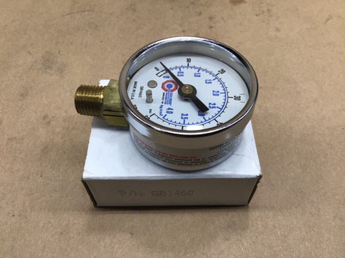 Coilhose Gb1460 Dial Gauge 2 Dry 1/4 Npt 0-60 Psi #1052 Ccf