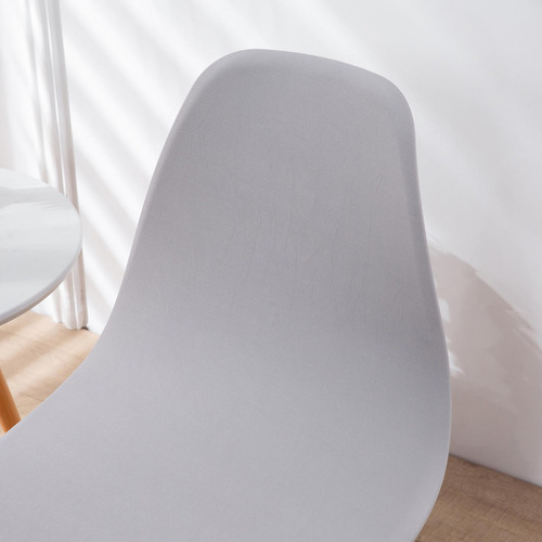 4 Protector De Sillas De Tejido De Funda De Silla Gris Claro