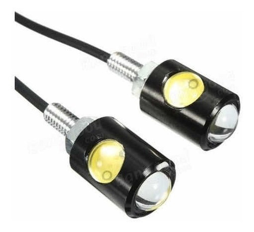 Direccionales Led De Tornillo Para Moto Ojo De Aguila X 2