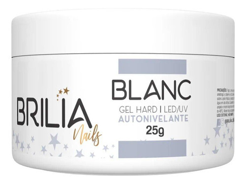 Gel Blanc Shine 25g Brilia Nails Cor Cinza-escuro