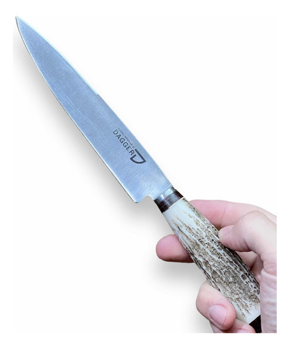 Cuchillo Artesanal Acero Inox 16cm + Grabado Personalizado