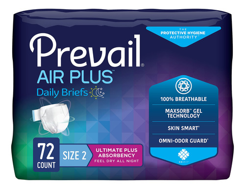Prevail Air Plus Daily Brief | Talla 2 | Transpirabilidad