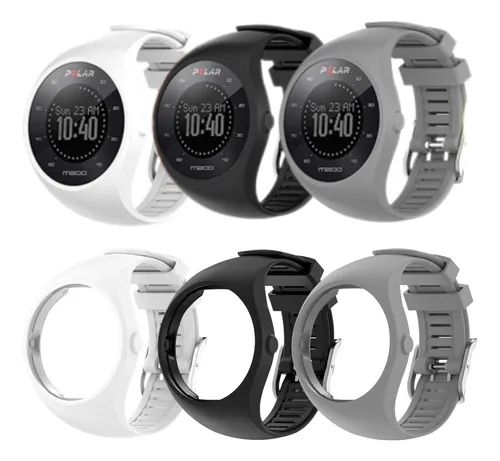 QGHXO – Correa de repuesto para reloj Polar M400M430 silicona suave y  ajustable para reloj Polar M400M430 – Yaxa Store