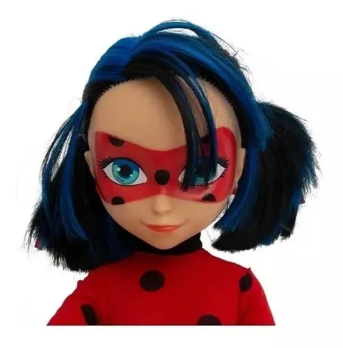 Kit Miraculous - Boneca Ladybug 45cm Musical + Maquiagem