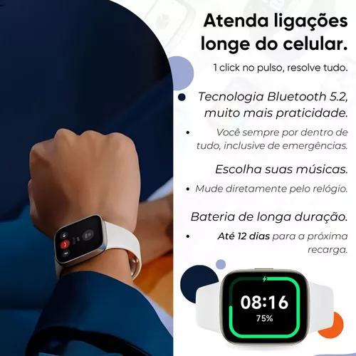 Exame Informática  Análise Xiaomi Redmi Watch 3: Um relógio inteligente  com GPS