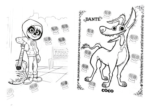 50 Libros Para Colorear Coco
