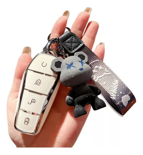 Para Protector Funda Llave Auto Byd 4 Botones
