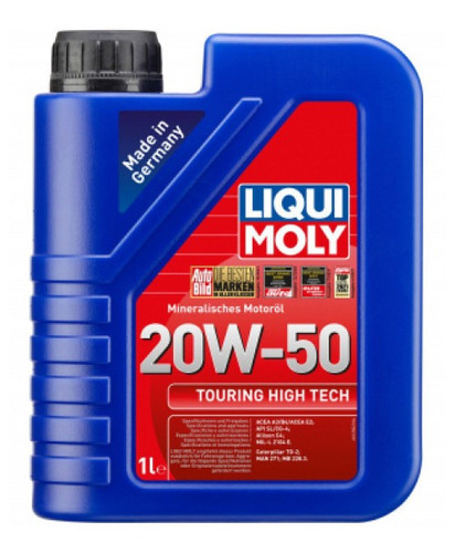 Aceite Mineral 20w50 Touring High Tech Liquimoly 