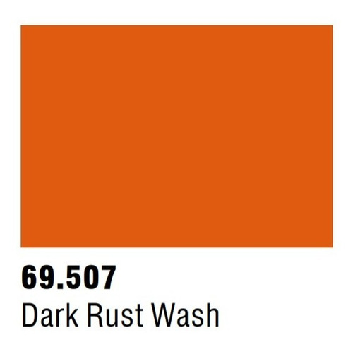 Vallejo 69507 Dark Rust Wash Weathering Mecha Tinta 17ml