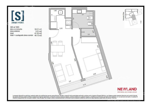 Imagen 7 de 14 de Venta Apartamento Un Dormitorio En Tres Cruces 1003