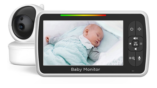 Babá Eletrônica Baby Monitor Sm650 Sem Fio Tela Lcd 5 Pol