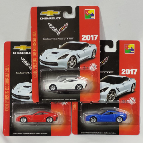 Gm Corvette C7 Stingray 2017 1:64 Cks Pneu Borracha 1magnus