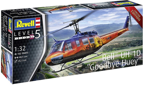 Bell Uh-1d Goodbye Huey - Escala 1/32 Revell 03867