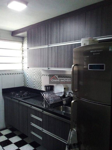 Imagem 4 de 9 de Apartamento À Venda, 45 M² Por R$ 205.000,00 - Aparecida - Santos/sp - Ap3141