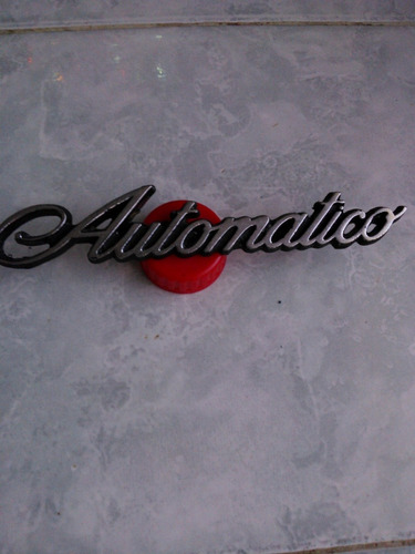 Emblema Automatico Original Metalico