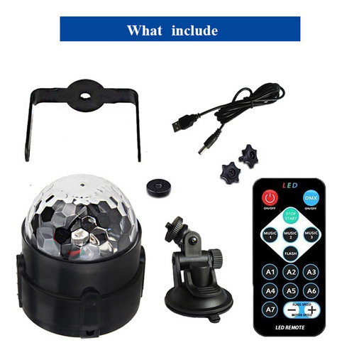 Luz Estroboscópica Para Fiestas De Discoteca, Conector Usb,