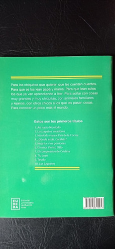 Así Nació Nicolodo 1 Graciela Montes Eudeba