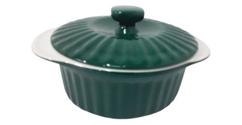 Sopera Plato Ceramica Verde 