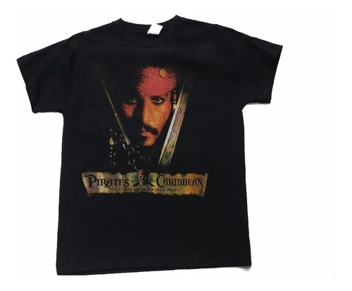 Camiseta Blusa Infantil Piratas Do Caribe Johnny Depp Maj108