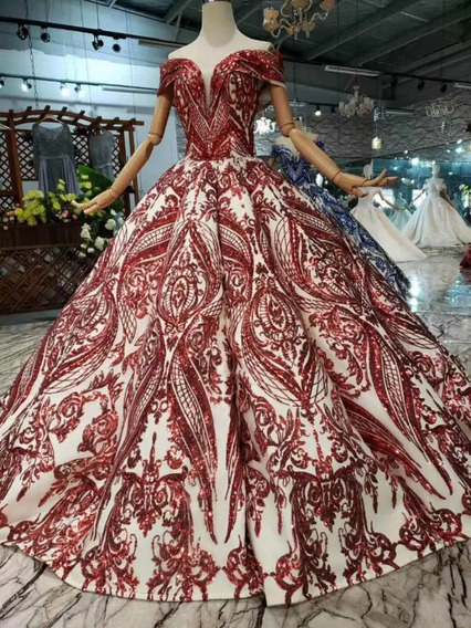 Vestido Rojo De Quinceanera | MercadoLibre 📦