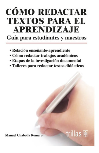 Cómo Redactar Textos Para El Aprendizaje Grat! Trillas