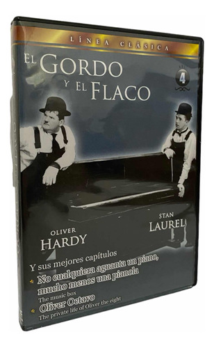 El Gordo Y El Flaco. Vol. 4. 2 Cortos. Dvd. Comedia.