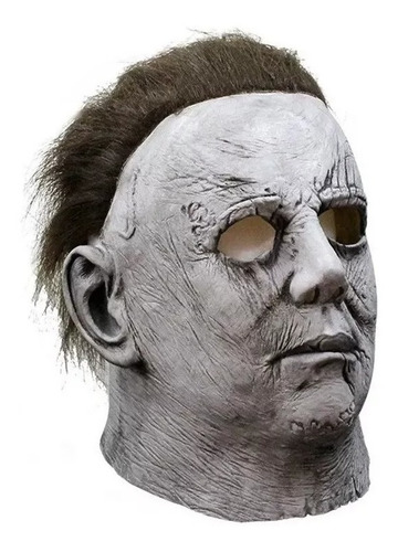 Mascara Latex Terror Michael Myers Halloween Realista Cor Branco