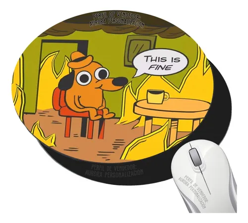 This Is Fine Perro Peluche MercadoLibre