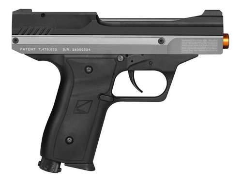 Pistola Atira Tinta Paintball Kingman Eraser 11mm + 10un Co2