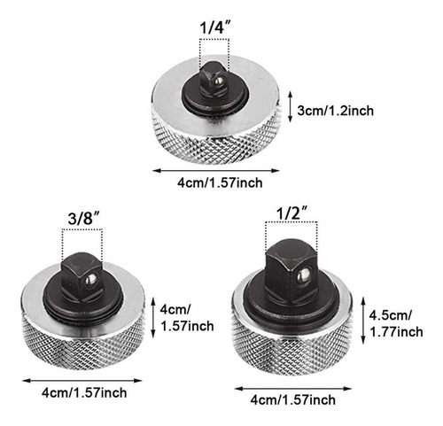 Mini Llave De Trinquete Hardware Tools, Juego De 3 Piezas, P