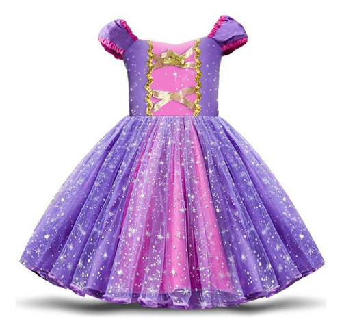 Disfraz De Princesa De Rapunzel For Fiesta De Cumpleaños Pa