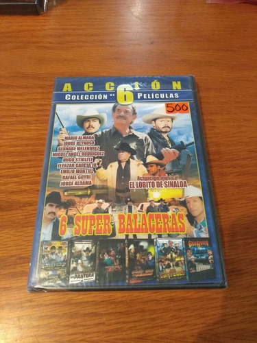 Dvd Películas De Mario Almada Y Jorge Reynoso Acción